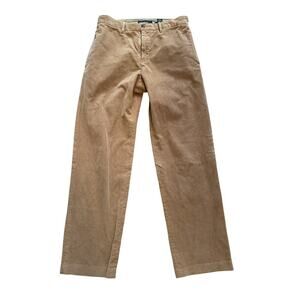 Eddie Bauer Men’s Corduroy Pants Trousers 34x34 Classic Fit Wide Wale Tan Cotton